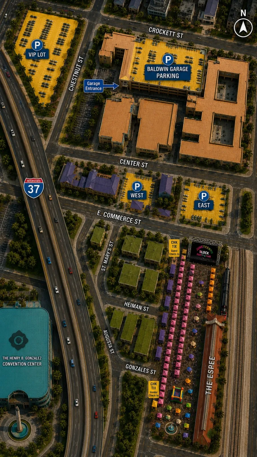 Parking and Arrival
